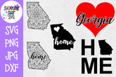 Georgia US State SVG Decal Bundle - 50 States SVG